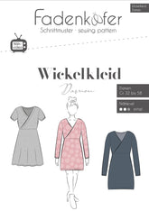 Papierschnittmuster Wickelkleid Fadenkäfer